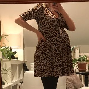 Leopard Maternity Dress